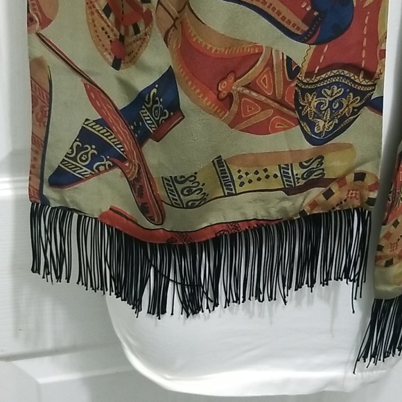 Beautiful Maya Matazaro Silk Designer Scarf/Shawl